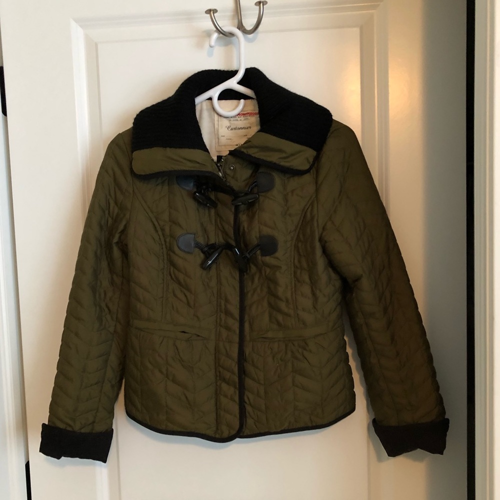 Anthropologie Olive Green Jacket